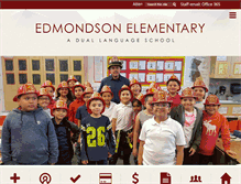 Tablet Screenshot of edmondsonelementary.org